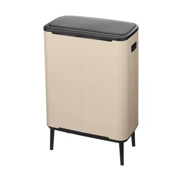 Bo touch bin high 2 x 30 L - Soft Beige - Brabantia