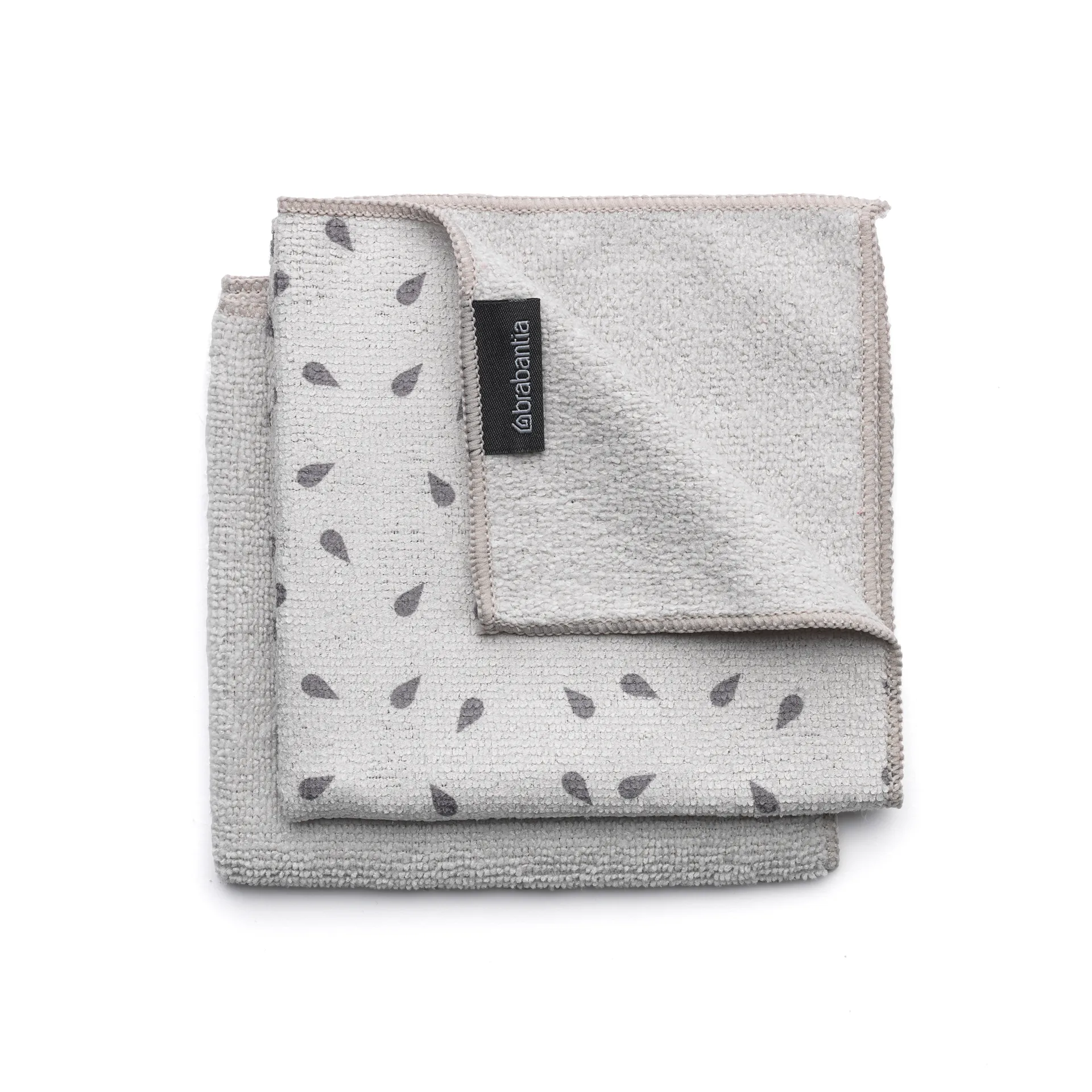 Brabantia klut microfiber 2-stk., lysegrå Brabantia