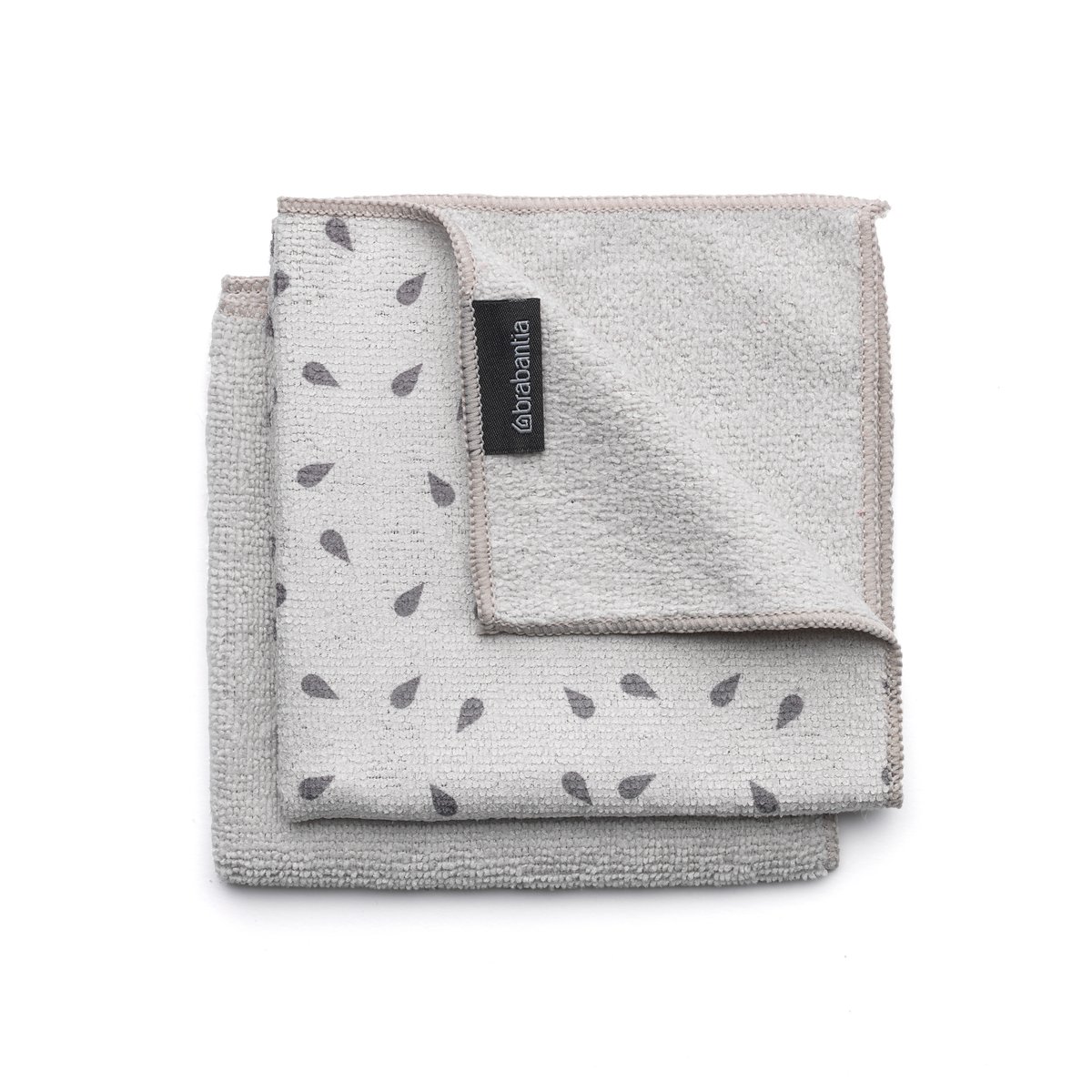 Brabantia Brabantia klut microfiber 2-stk. lysegrå