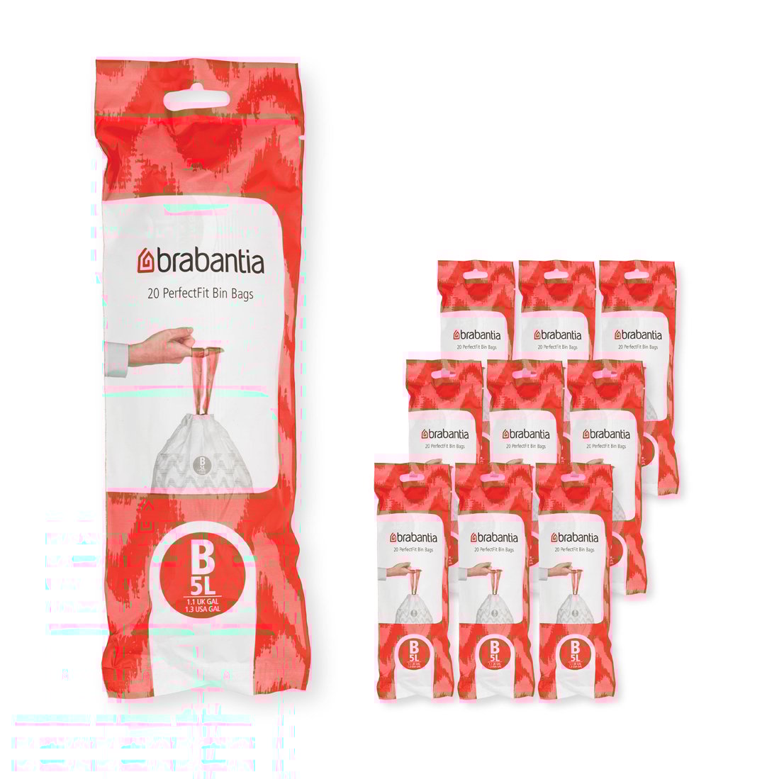 Brabantia Brabantia PerfectFit avfallspose 200 poser Modell b, 5 l