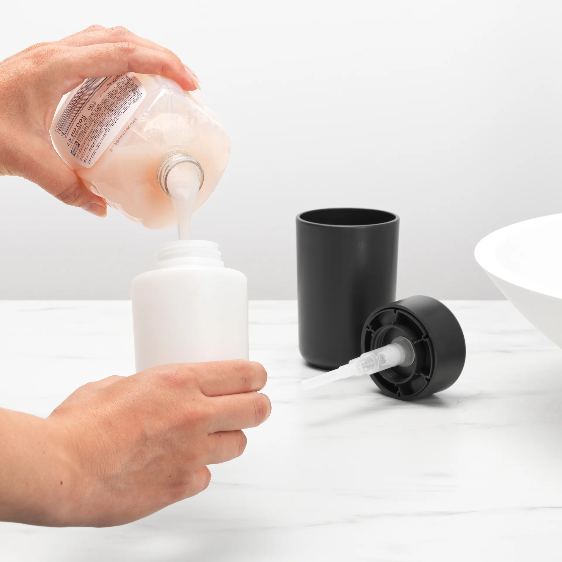 Brabantia ReNew såpedispenser 14 cm, Mørkegrå Brabantia