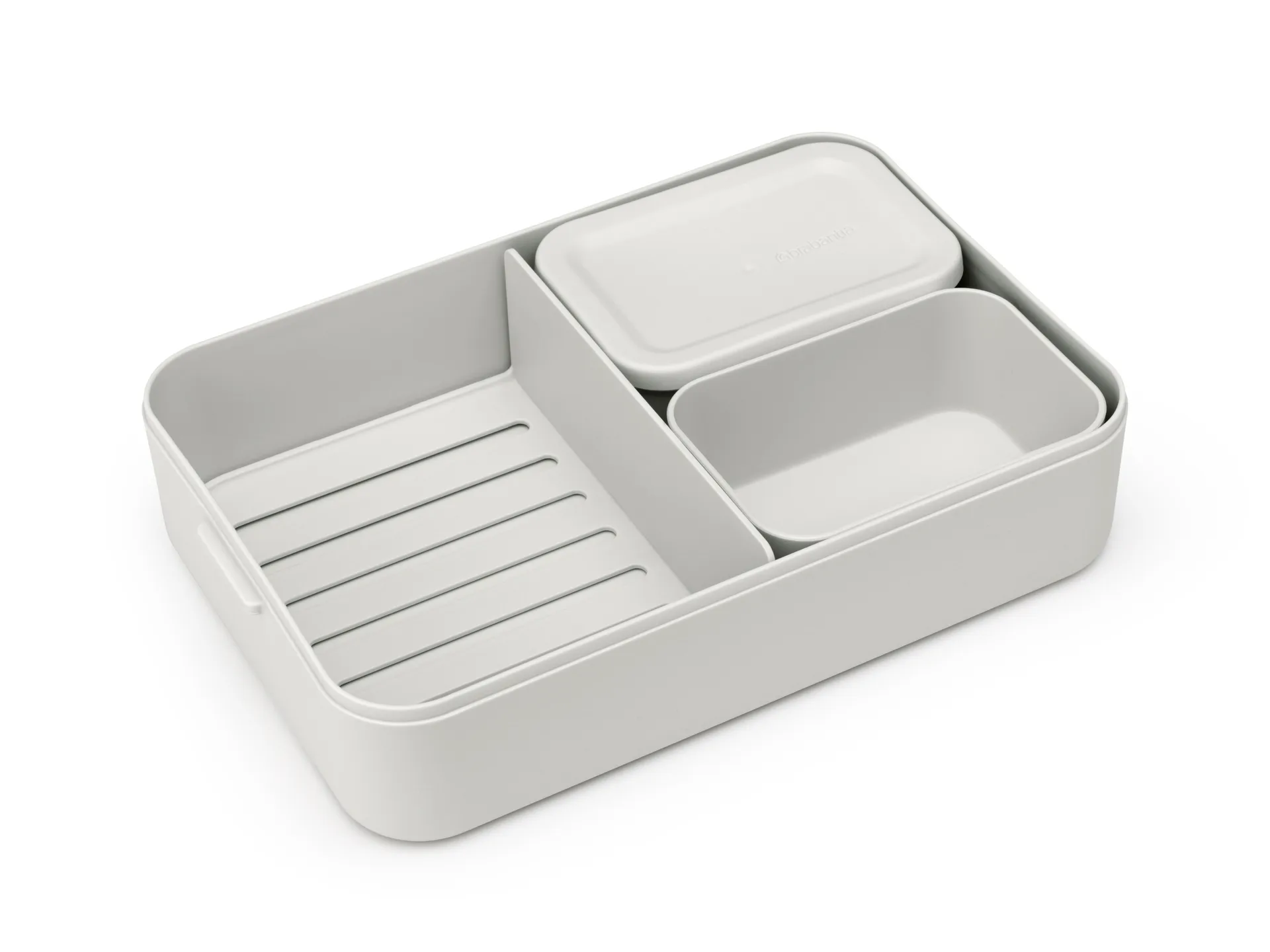 Make & Take bento matboks stor 2 L, Lysegrå Brabantia