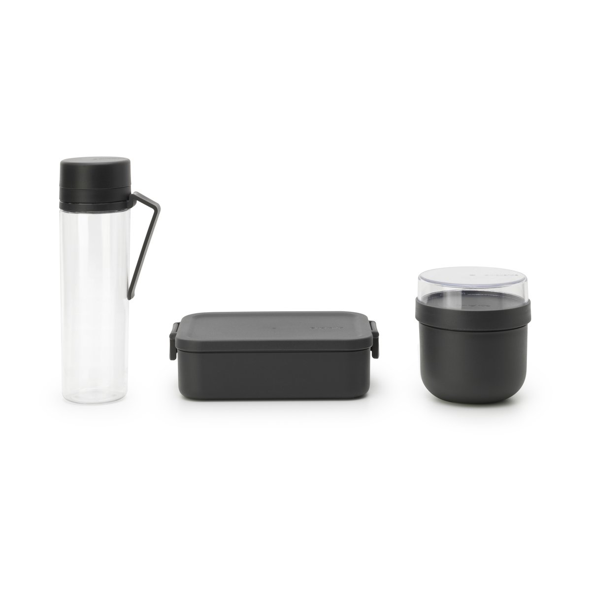 Brabantia Make & Take frokost- og lunsjsett 3 deler Mørkegrå