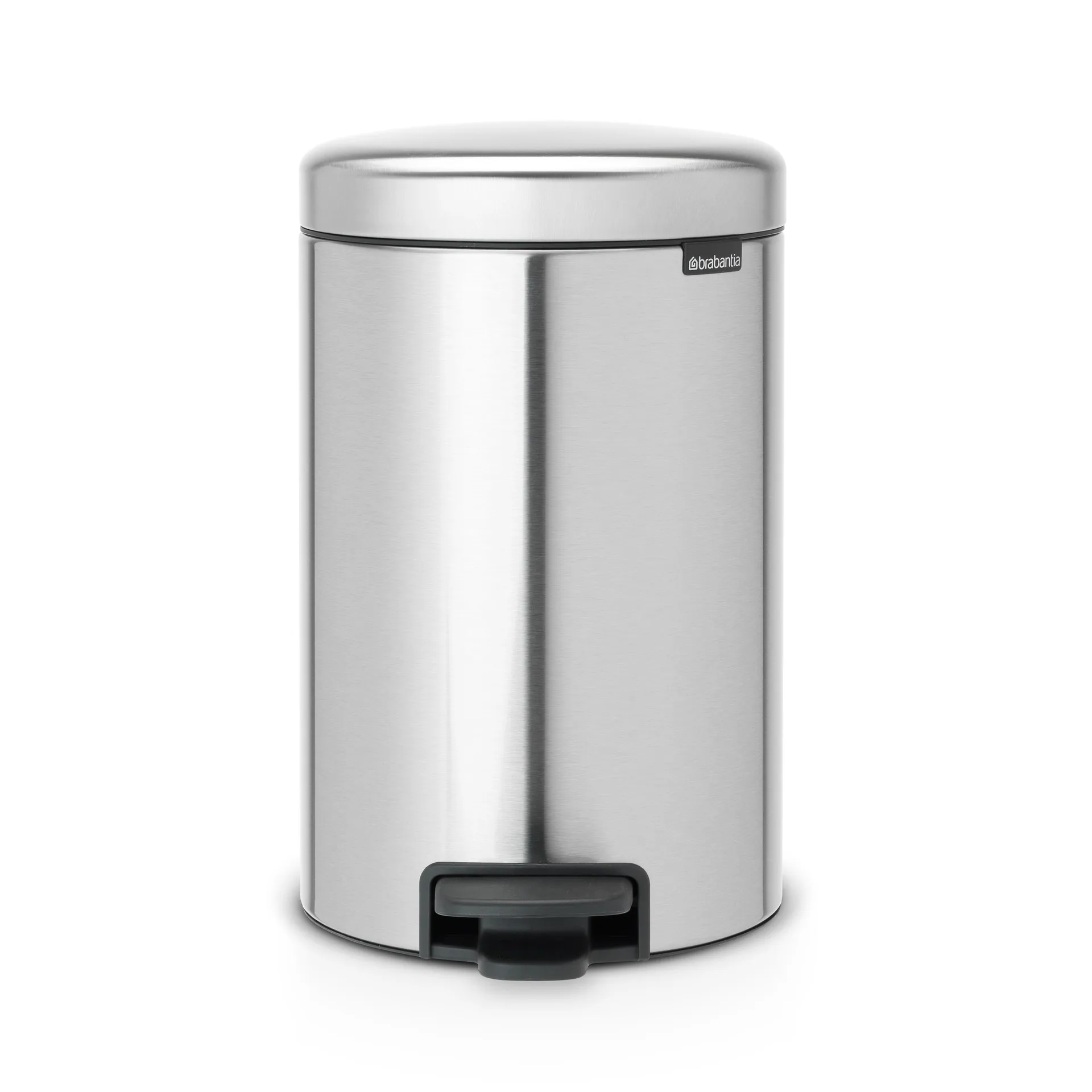 New Icon pedalbøtte 12 liter, matt steel fingerprint proof Brabantia