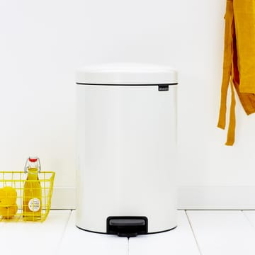 New Icon pedalbøtte 20 liter - white (hvit) - Brabantia