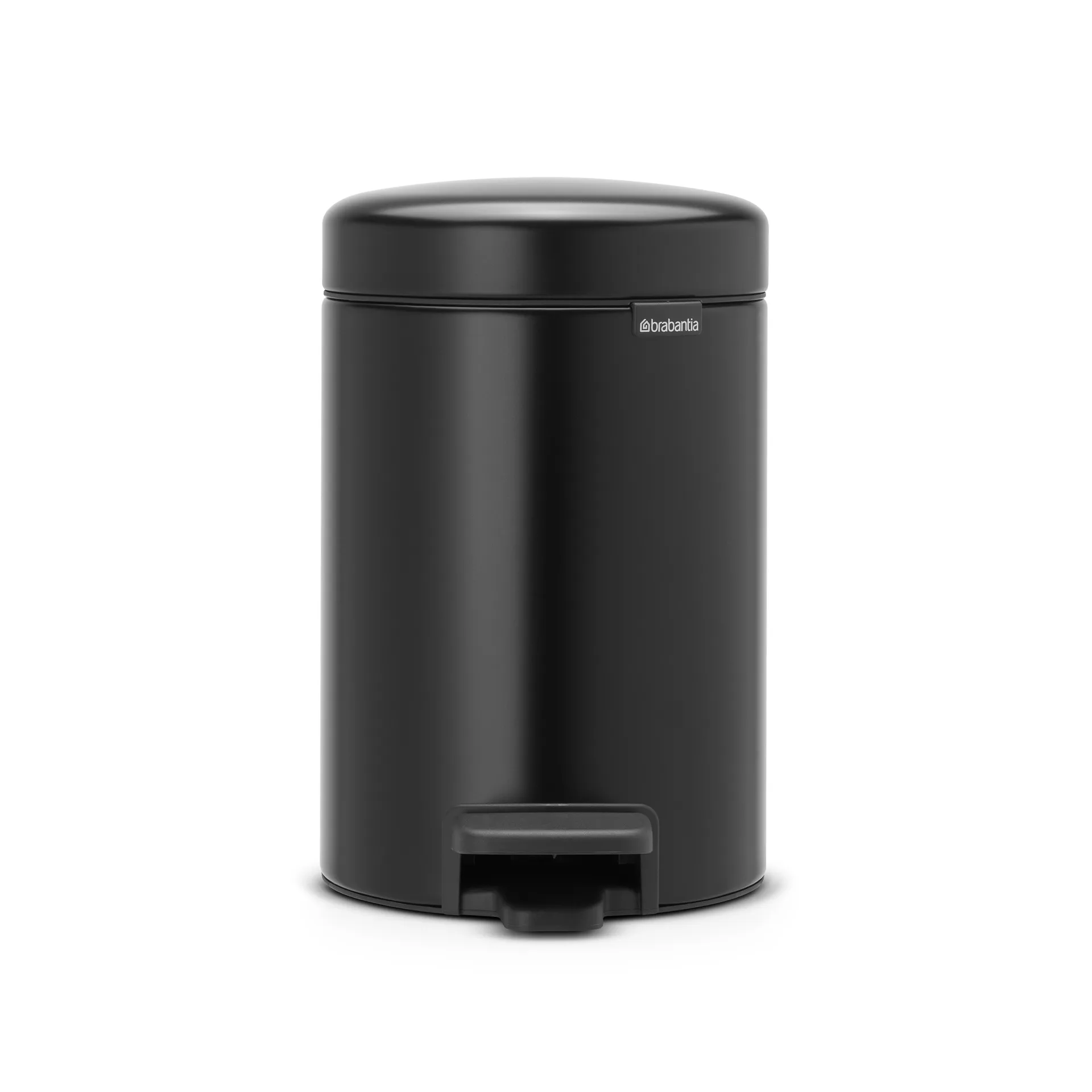 New Icon pedalbøtte 3 liter, matt black (sort) Brabantia