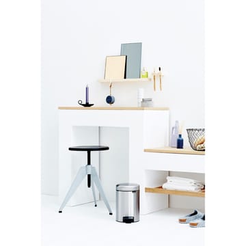 New Icon pedalbøtte 3 liter - Matt steel fingerprint proof - Brabantia