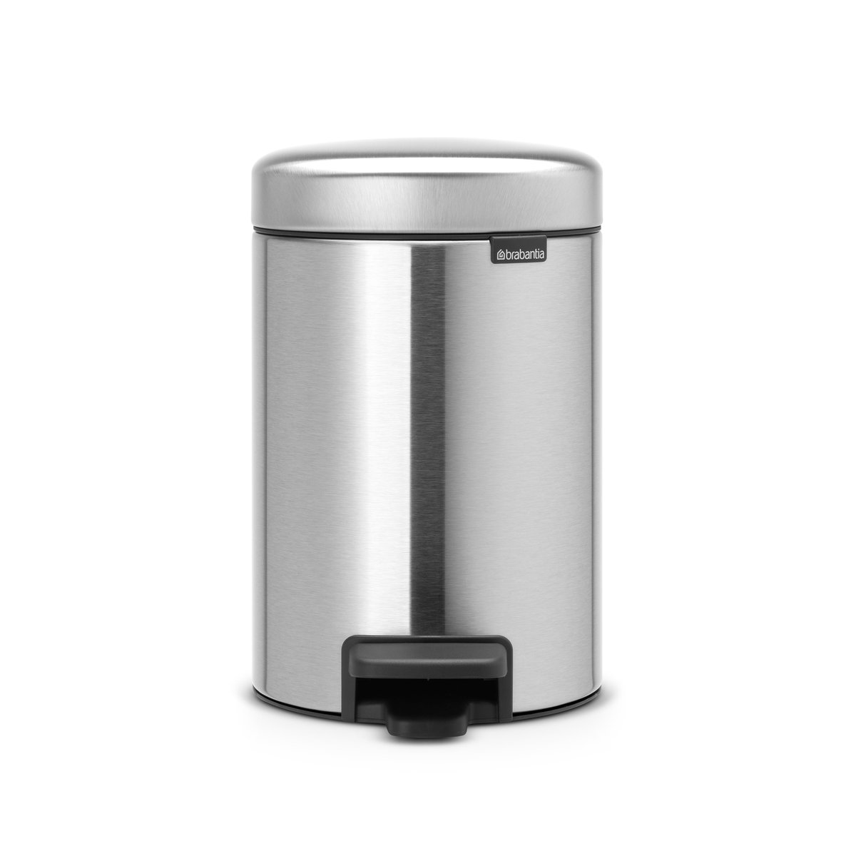 Brabantia New Icon pedalbøtte 3 liter matt steel