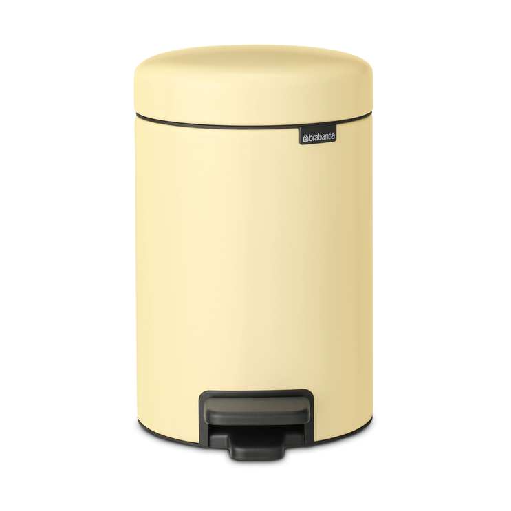 Brabantia New Icon pedalbøtte 3 liter Mellow Yellow