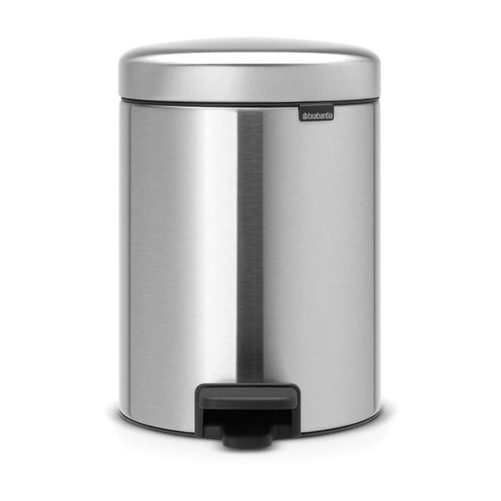 New Icon pedalbøtte 5 liter - Matt steel fingerprint proof - Brabantia