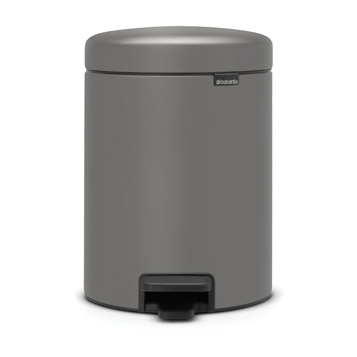 New Icon pedalbøtte 5 liter - Mineral concrete grey - Brabantia