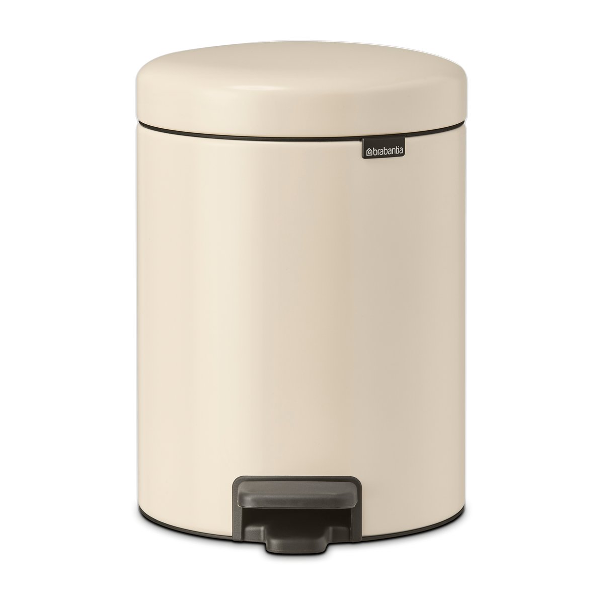 Brabantia New Icon pedalbøtte 5 liter Soft beige