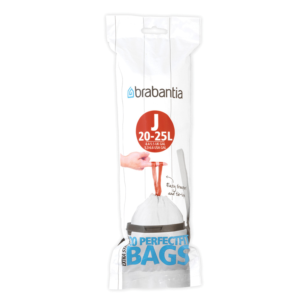 Brabantia PerfectFit søppelpose J (20 poser per rull) 20-25 L
