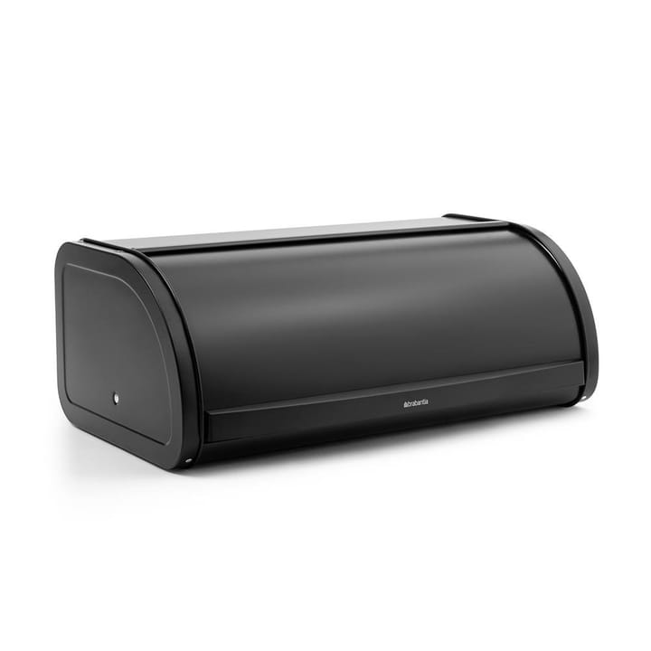 Roll Top brødboks middels - matt black - Brabantia