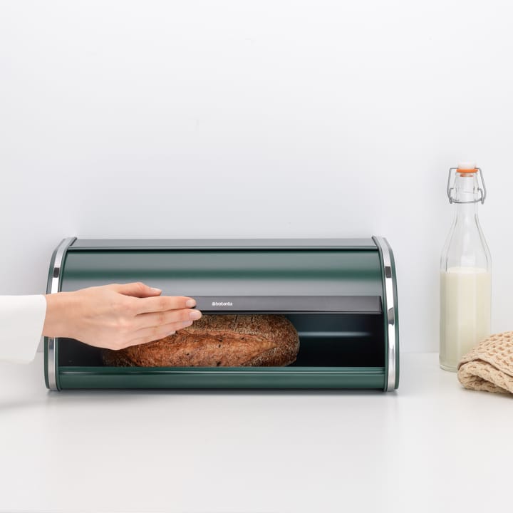Roll Top brødboks middels, Pine green Brabantia