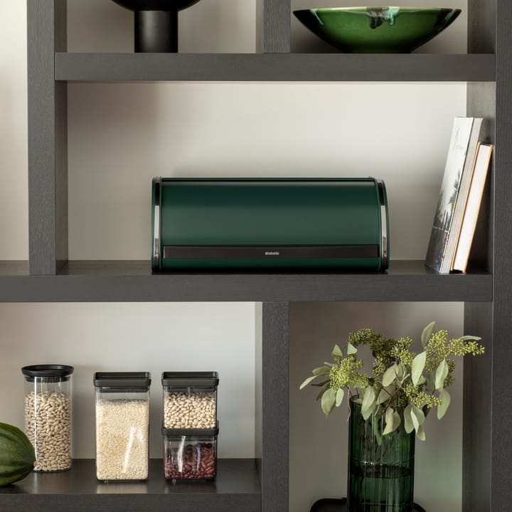 Roll Top brødboks middels, Pine green Brabantia