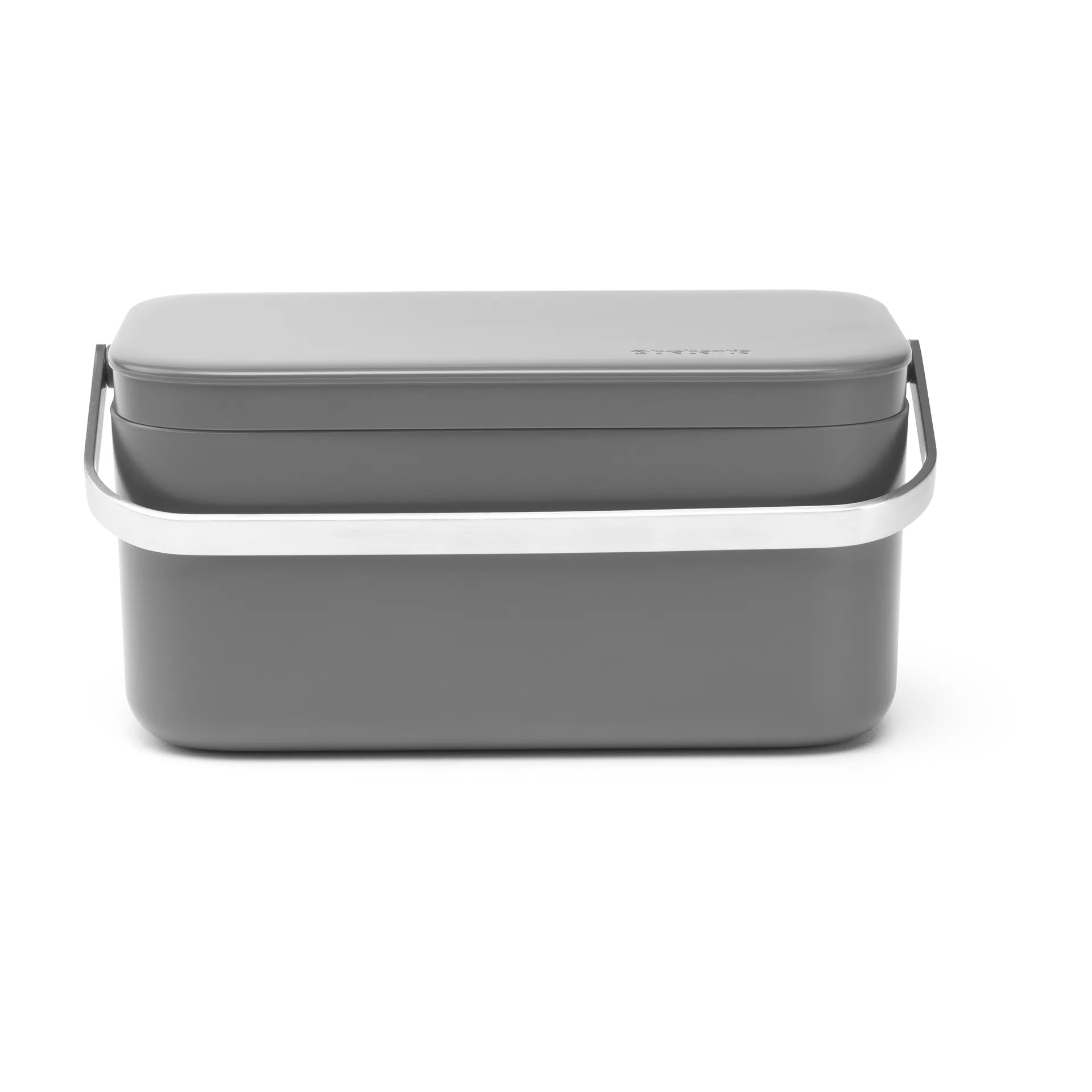 Sinkside matavfallsbøtte 13 x 22 cm, Mørkegrå Brabantia