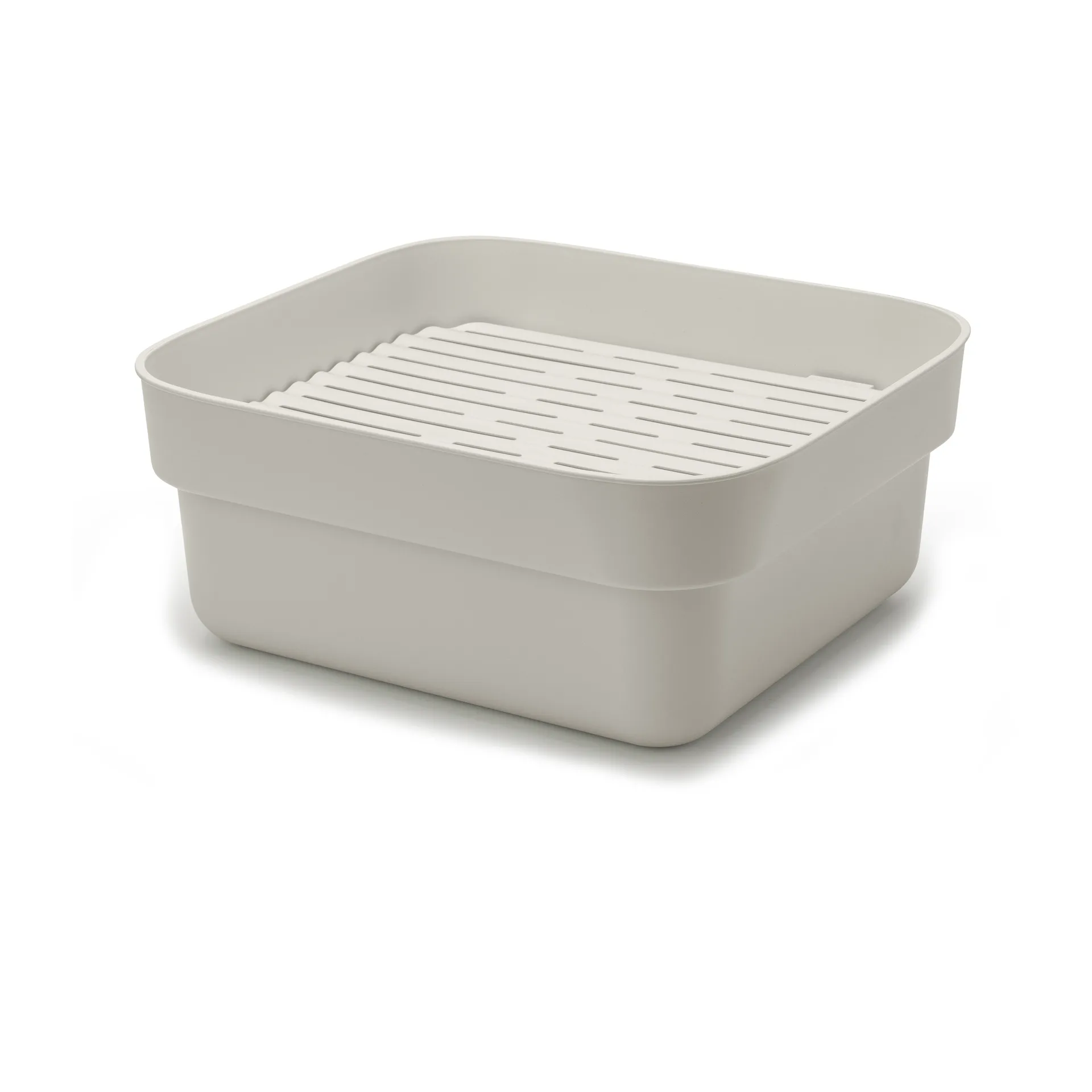 Sinkside oppvaskbalje med tørkebrett 34 x 37 cm, Lysegrå Brabantia