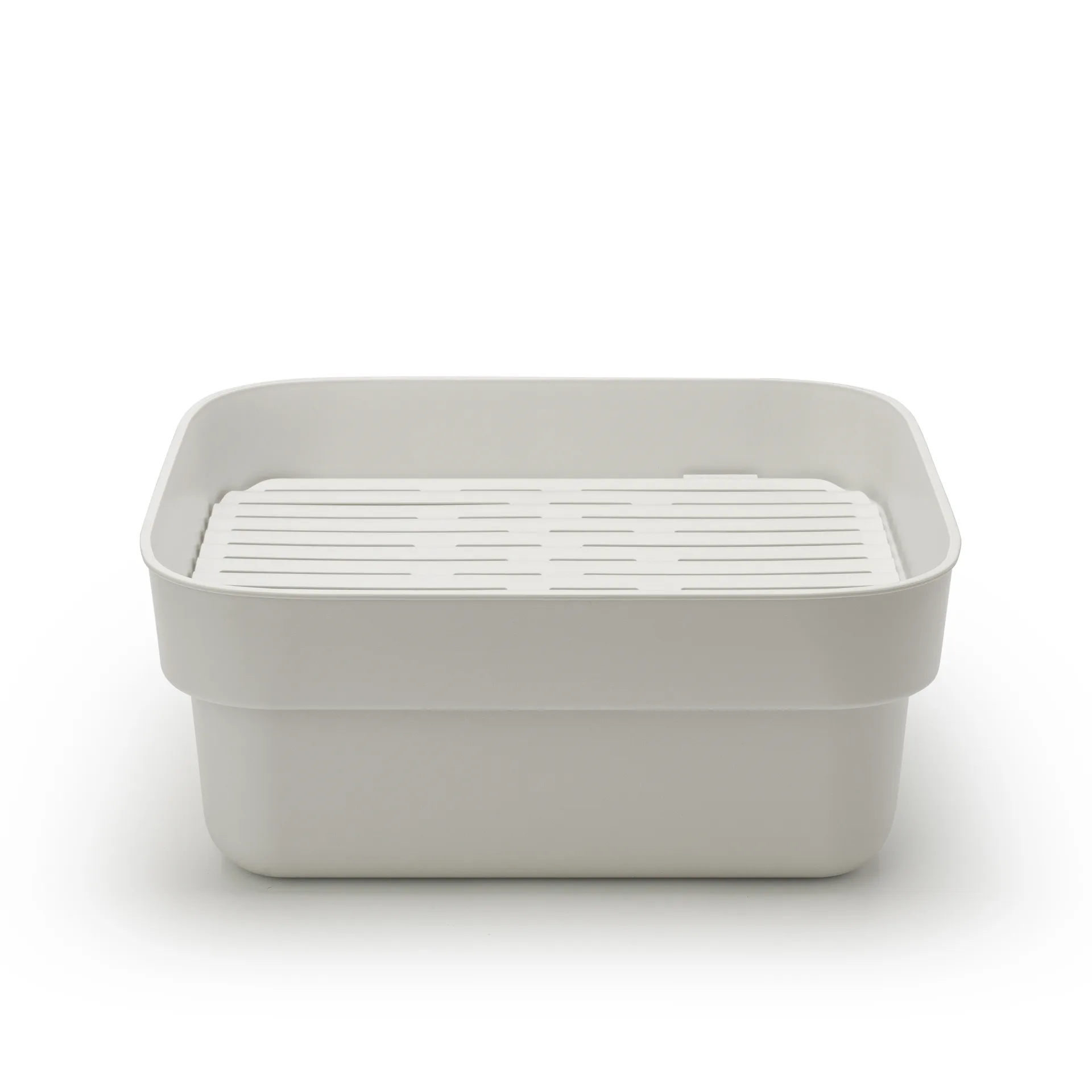 Sinkside oppvaskbalje med tørkebrett 34 x 37 cm, Lysegrå Brabantia