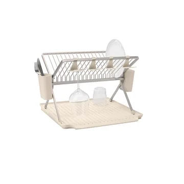Sinkside sammenleggbart oppvaskstativ 51 cm - Soft Beige - Brabantia