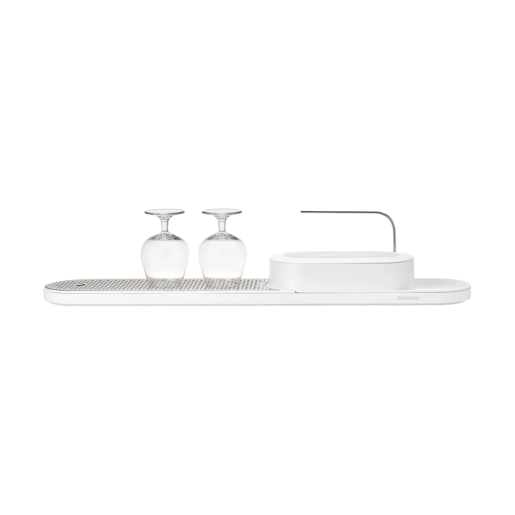 SinkStyle oppvaskorganiserer sett 2 deler, Mineral Fresh White Brabantia