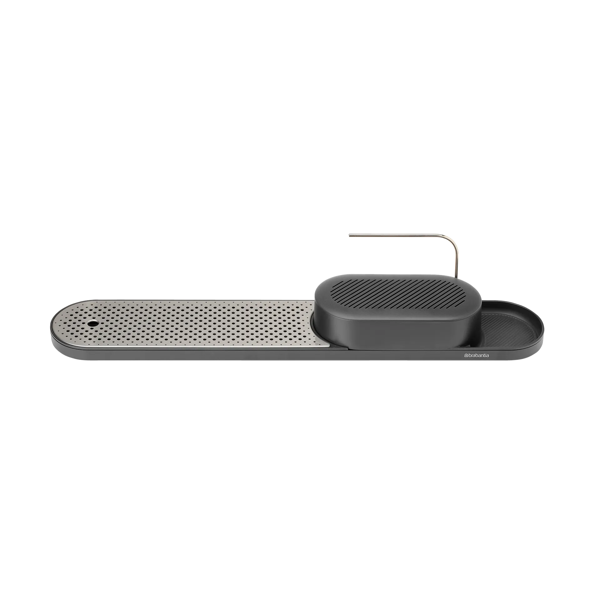 SinkStyle oppvaskorganiserer sett 2 deler, Mineral Infinite Grey Brabantia