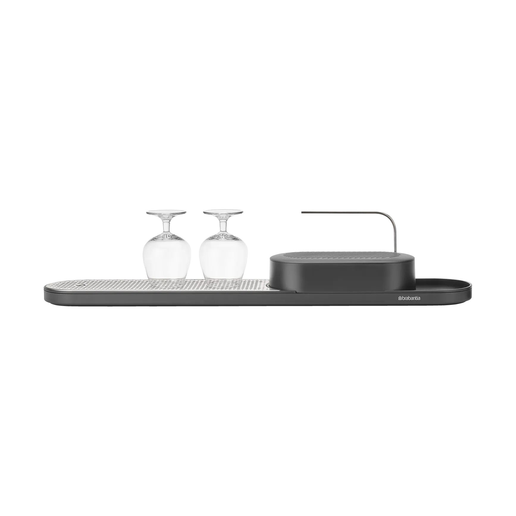 SinkStyle oppvaskorganiserer sett 2 deler, Mineral Infinite Grey Brabantia