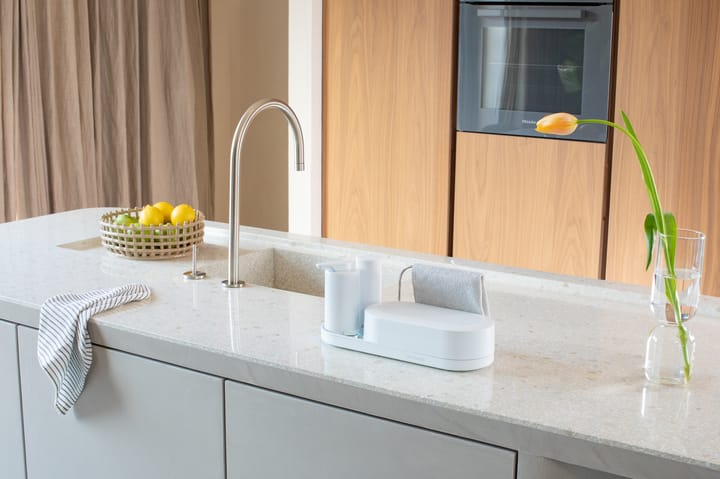 SinkStyle oppvaskorganiserer sett 3 deler, Mineral Fresh White Brabantia