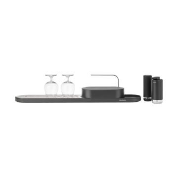 SinkStyle oppvaskorganiserer sett 4 deler - Mineral Infinite Grey - Brabantia