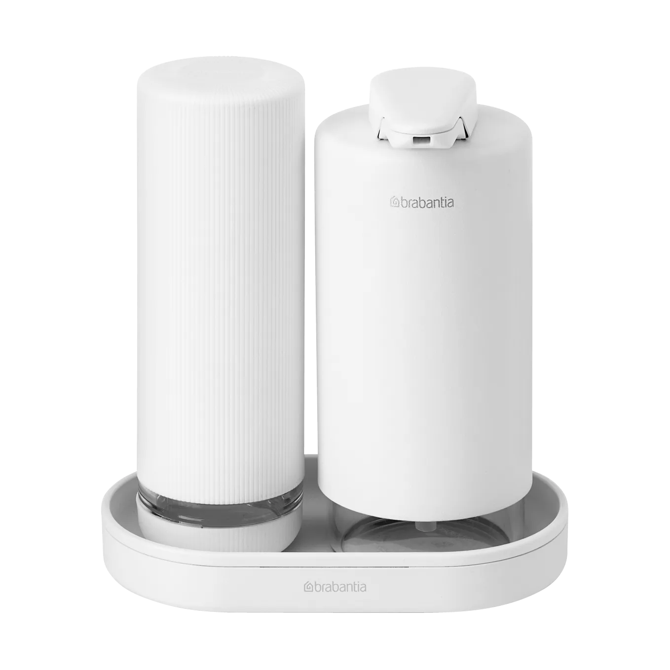 SinkStyle såpepumpe/oppvaskdispenser sett, Mineral Fresh White Brabantia