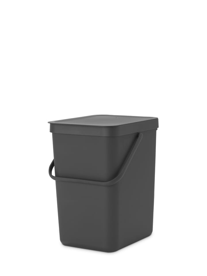 Sort & Go avfallsbøtte 25 L, Grå Brabantia