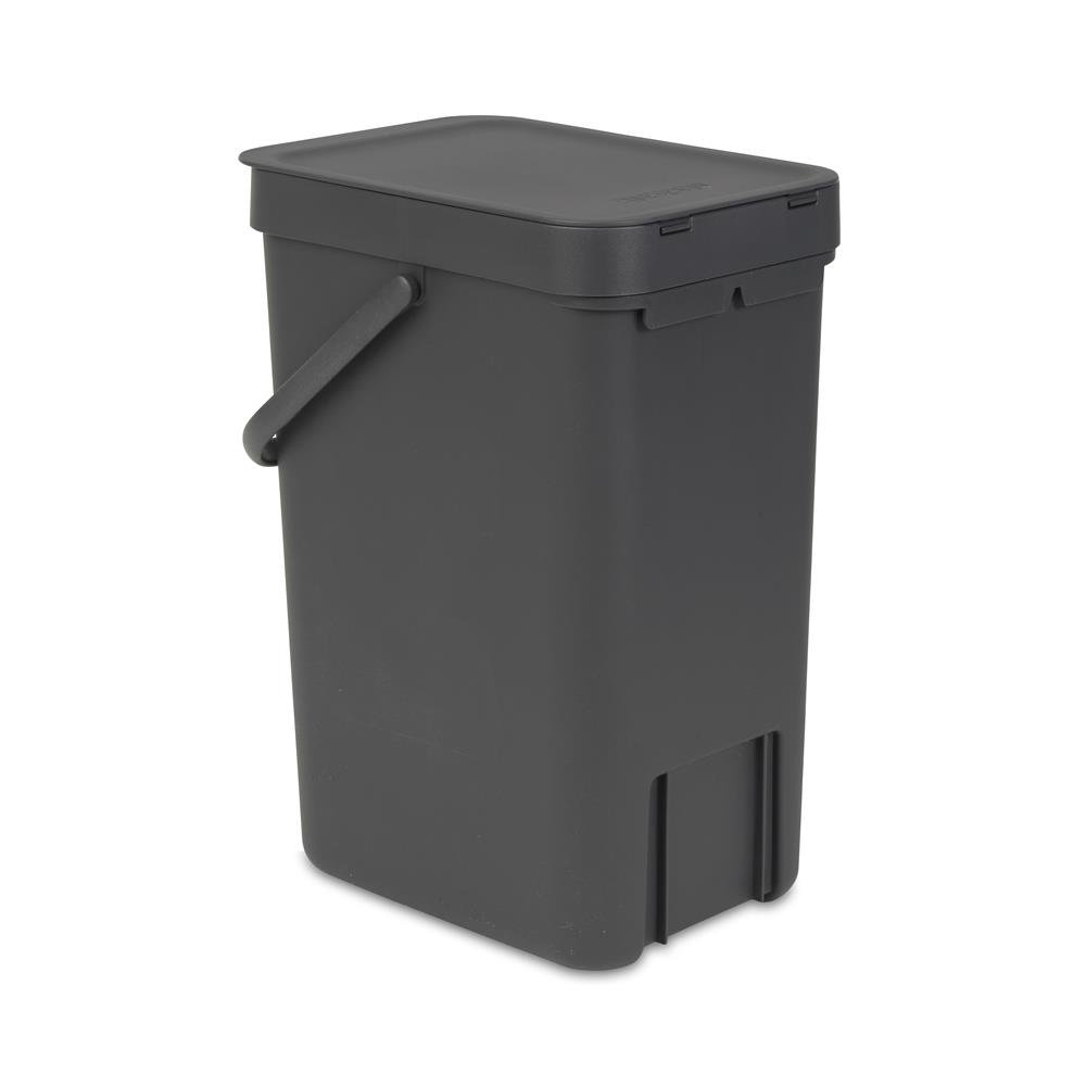 Brabantia Sort & Go søppelbøtte 12 liter grå