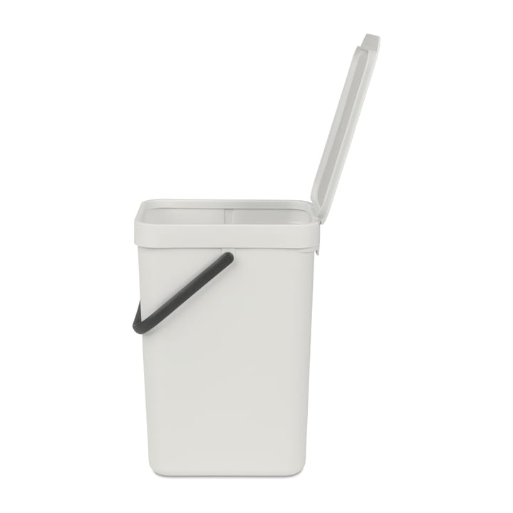 Sort & Go søppelbøtte 12 liter, Lysegrå Brabantia