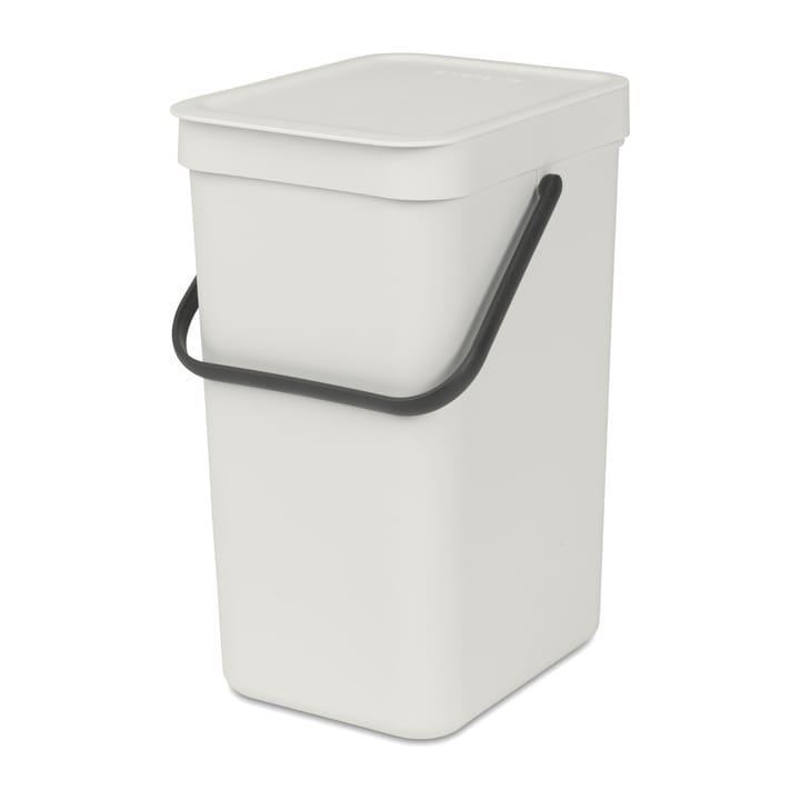 Sort & Go søppelbøtte 12 liter, Lysegrå Brabantia