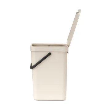 Sort & Go søppelbøtte 12 liter - Soft Beige - Brabantia