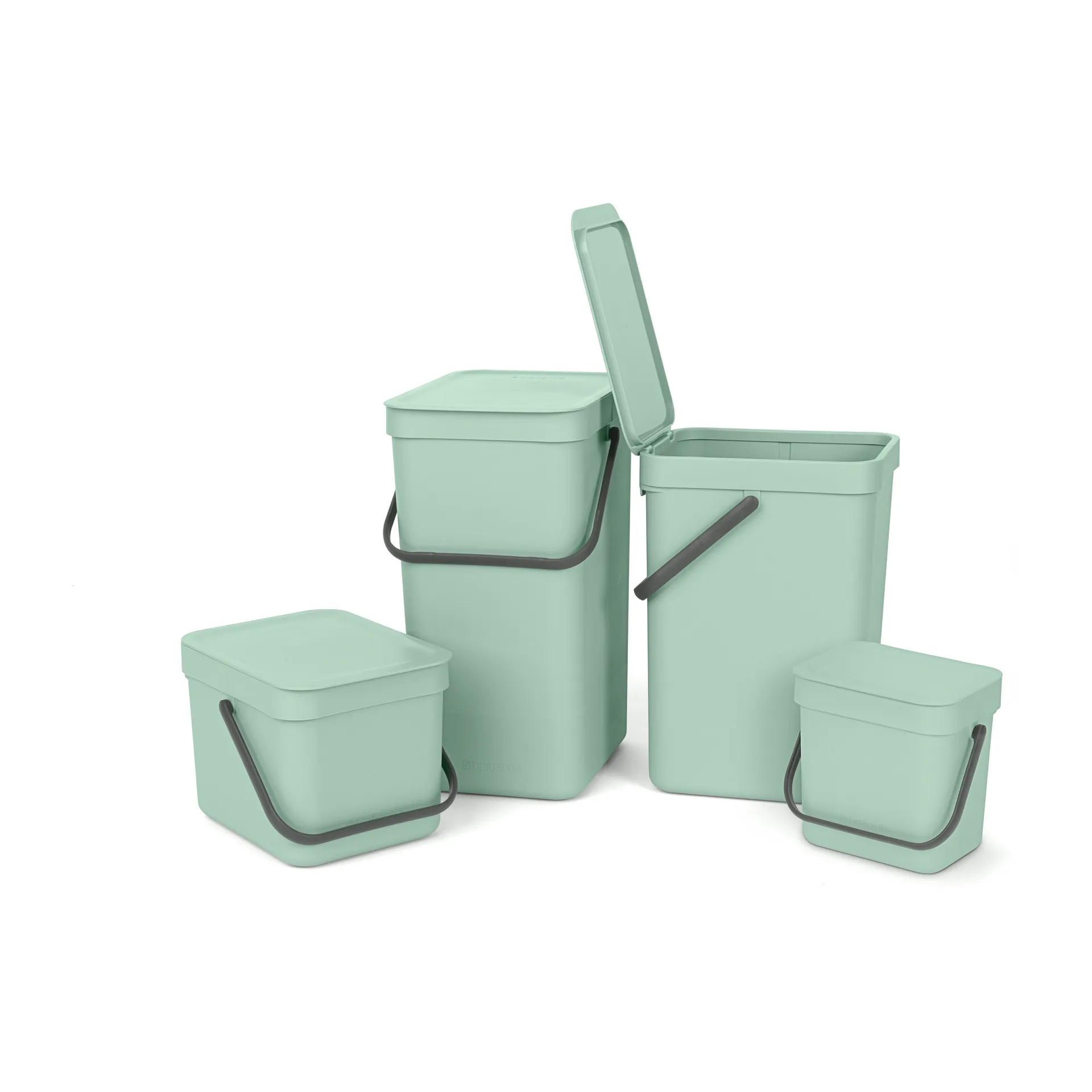 Sort & Go søppelbøtte 3 L, Jade green Brabantia