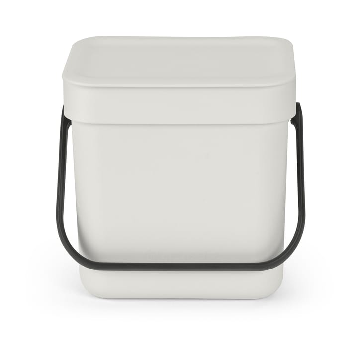 Sort & Go søppelbøtte 3 L - Lysegrå - Brabantia