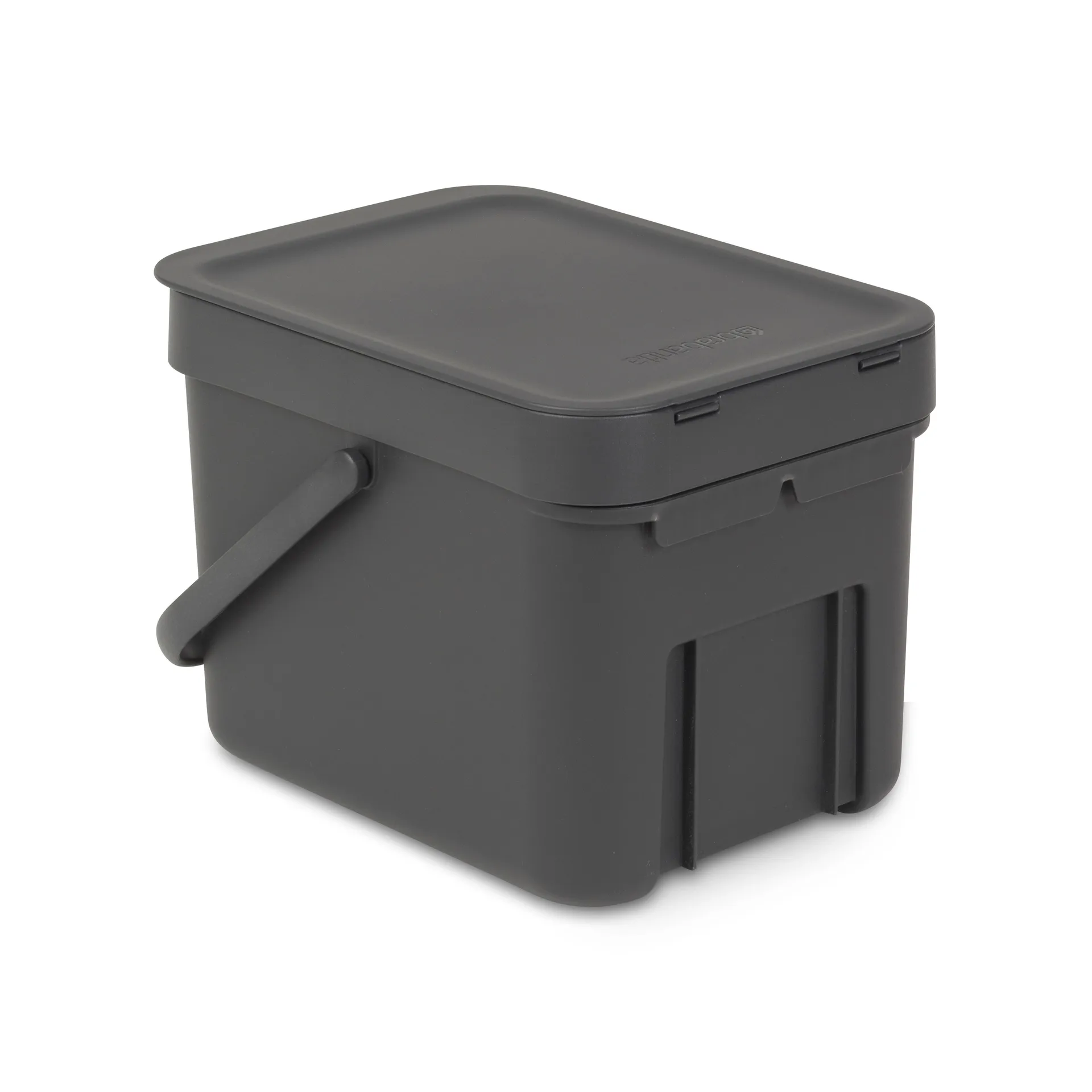 Sort & Go søppelbøtte 6 liter, grå Brabantia