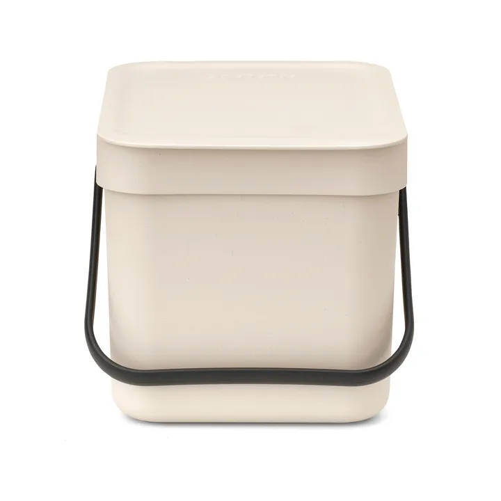 Sort & Go søppelbøtte 6 liter - Soft Beige - Brabantia