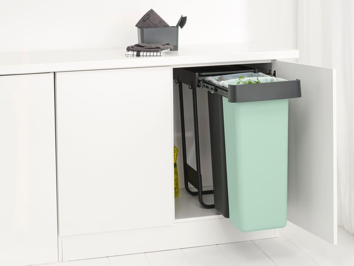 Sort&Go Innebygde bøtter, 2x30 L, Mørkegrå Brabantia