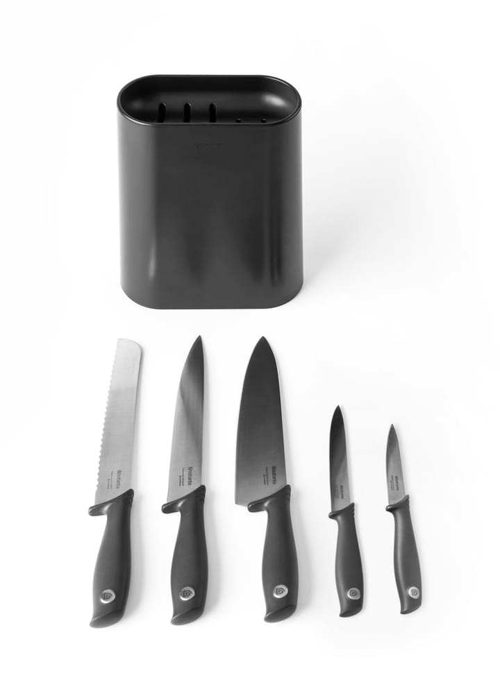 Tasty Knivblokk stående, 5 kniver Brabantia