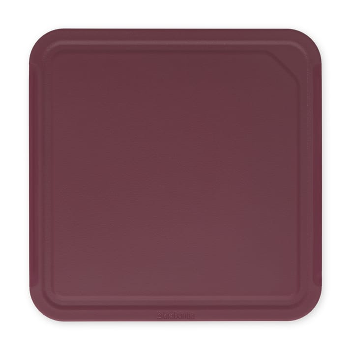 TASTY+ skjærefjøl medium 25 x 25 cm - Aubergine red - Brabantia