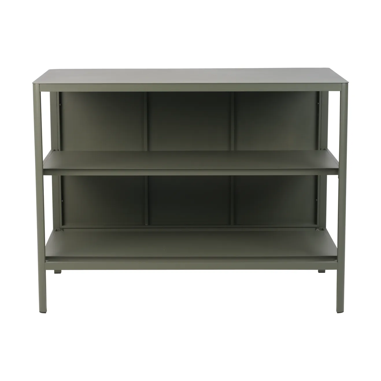 Kelia utekjøkken benk med hyller, Nordic green, 121x91x64 cm Brafab