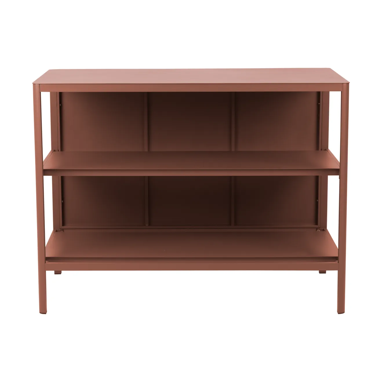 Kelia utekjøkken benk med hyller, Zin red, 121x91x64 cm Brafab