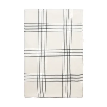 Alice duk - 160x300 cm, Black-Natural - Broste Copenhagen