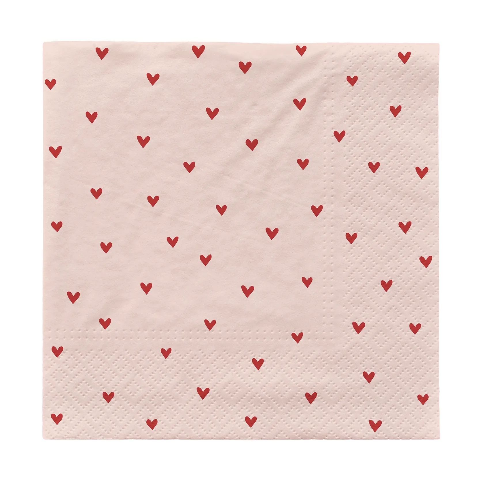 Amor papirsservietter 33x33 cm 20-pk, Soft pink-red Broste Copenhagen