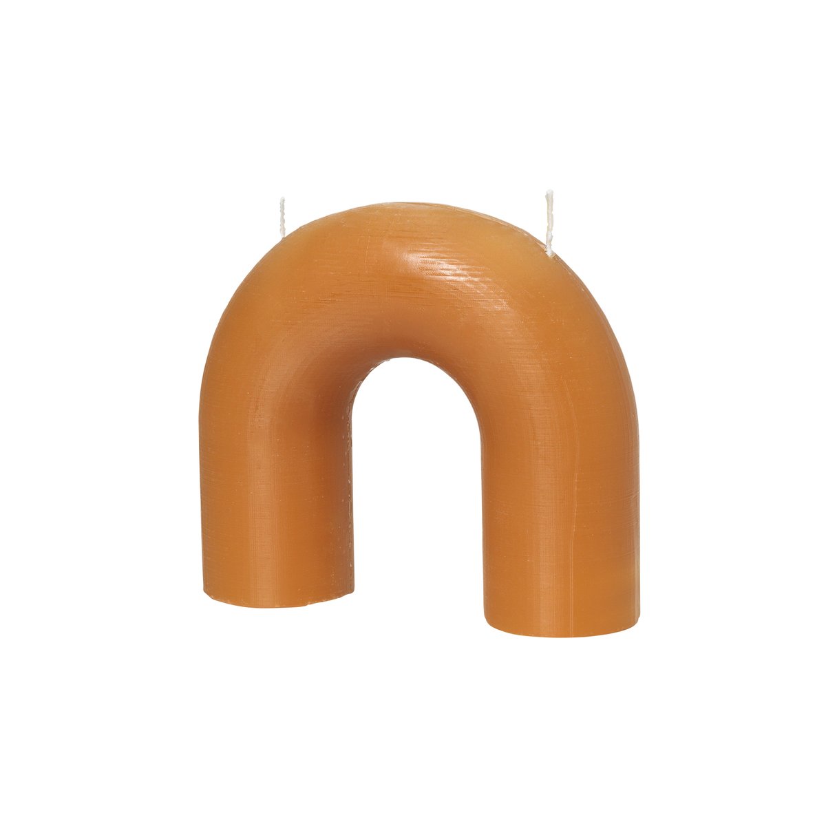 Broste Copenhagen Bend lys 14,5x16,5 cm Honey gold