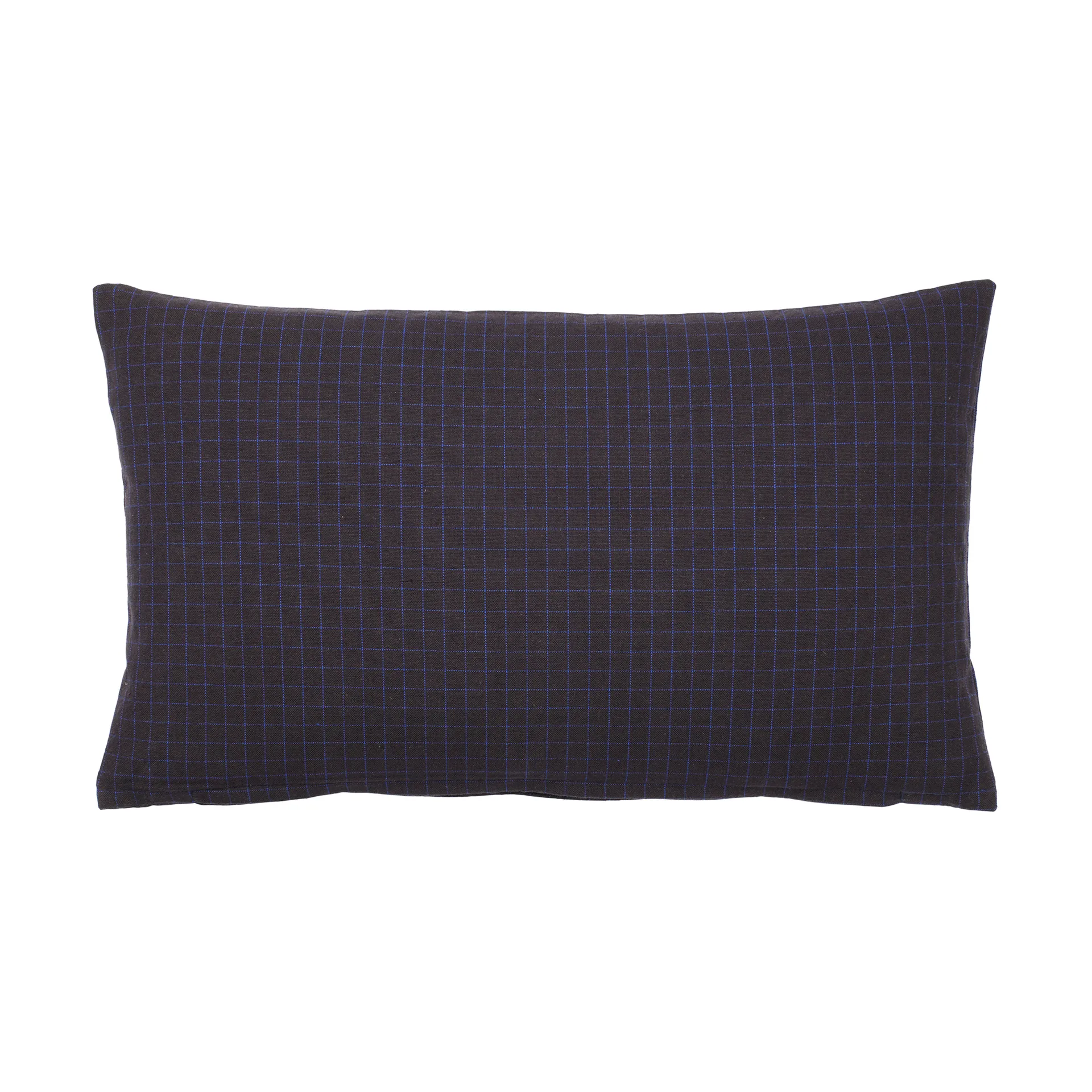 Bodil putetrekk 30x50 cm, Black-intense blue Broste Copenhagen