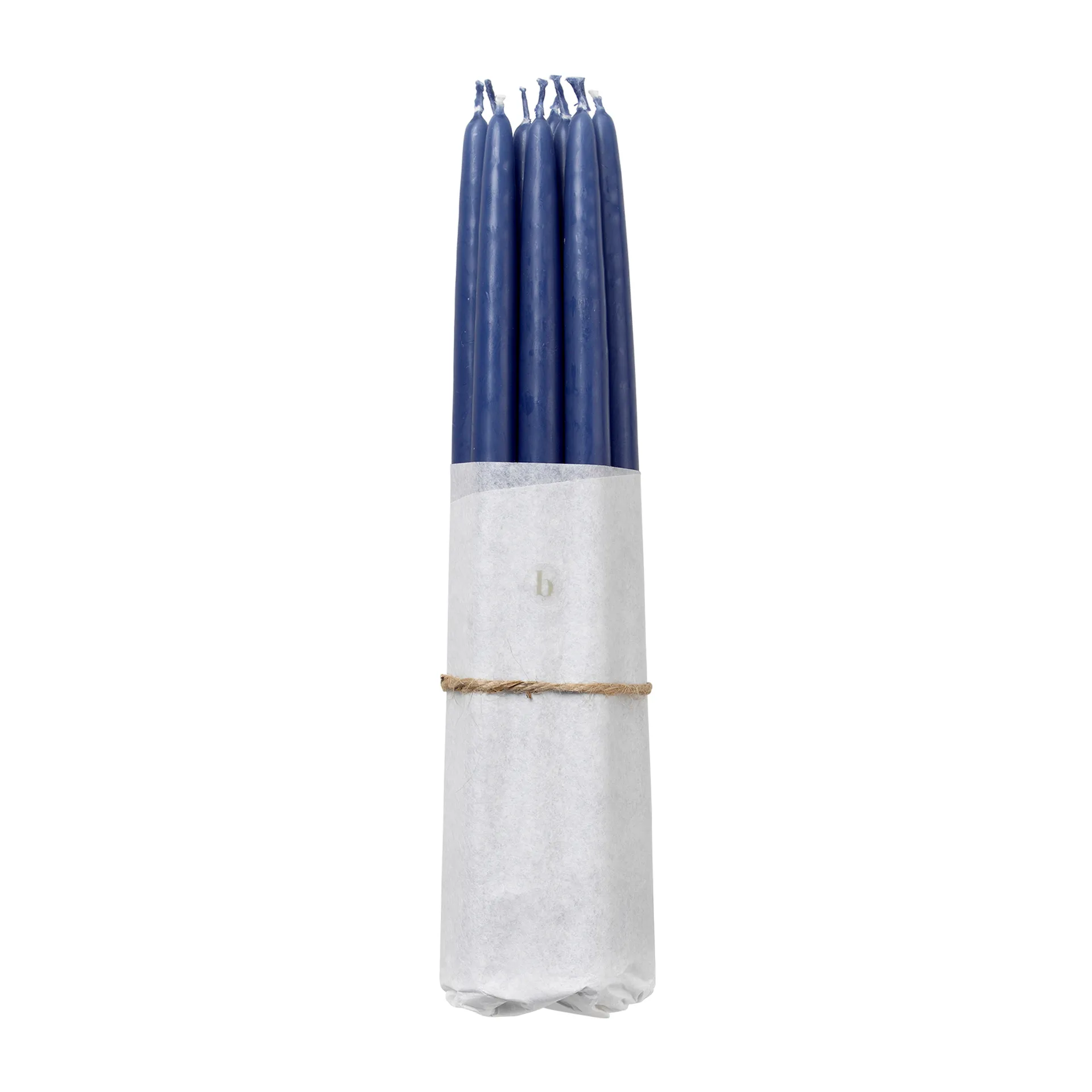 Broste Copenhagen dyppet antikklys 10-pk, Baja blue Broste Copenhagen