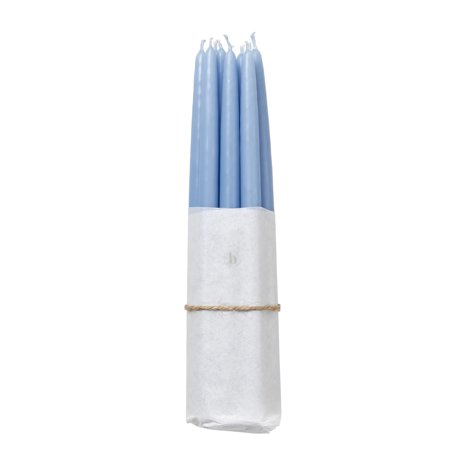 Broste Copenhagen dyppet antikklys 10-pk, Plein air light blue Broste Copenhagen